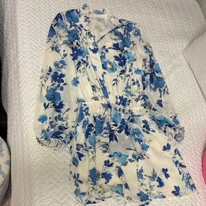 Yumi Kim Blue and White Floral Blouse